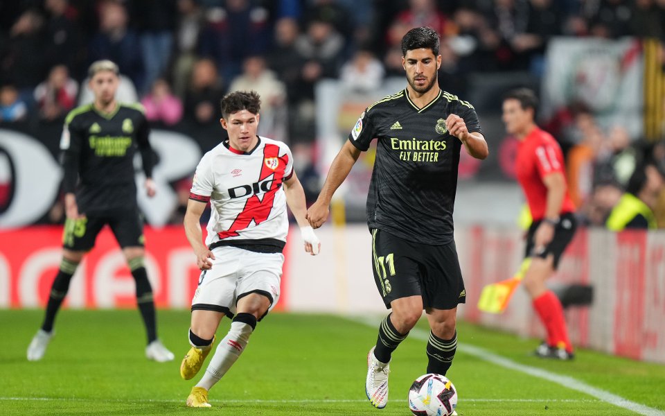 Райо Валекано и шампионът на Испания Реал Мадрид играят при