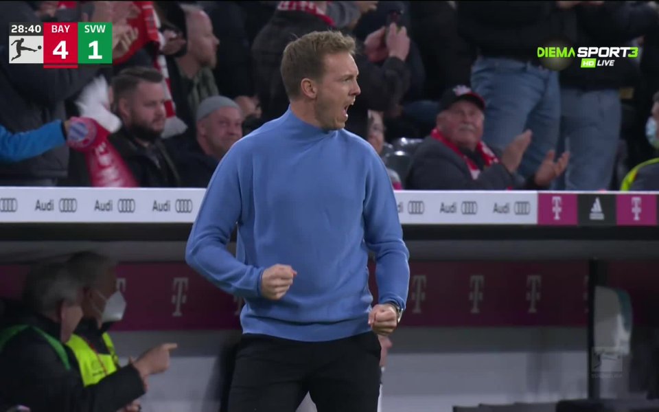 Серж Гнабри и Лирой Сане останаха двама на един с