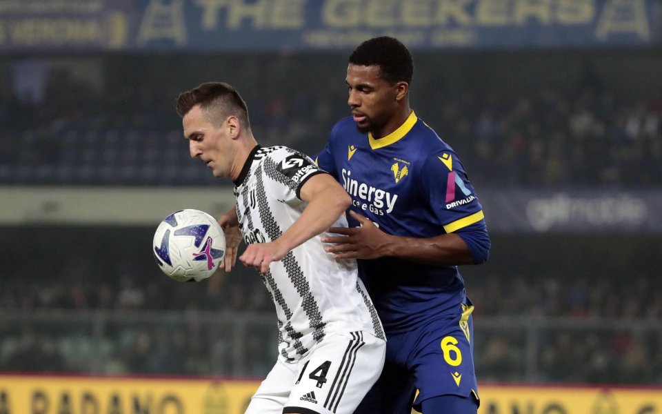 Верона и Ювентус играят при в двубой от 14-ия кръг на