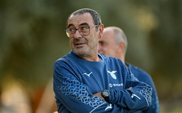 Старши треньорът на Лацио Маурицио Сари не бърза да изпада