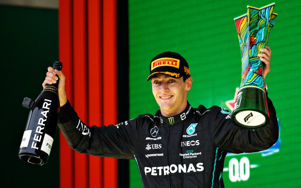 Пилотът на Мерцедес - Джордж Ръсел спечели надпреварата в Гран