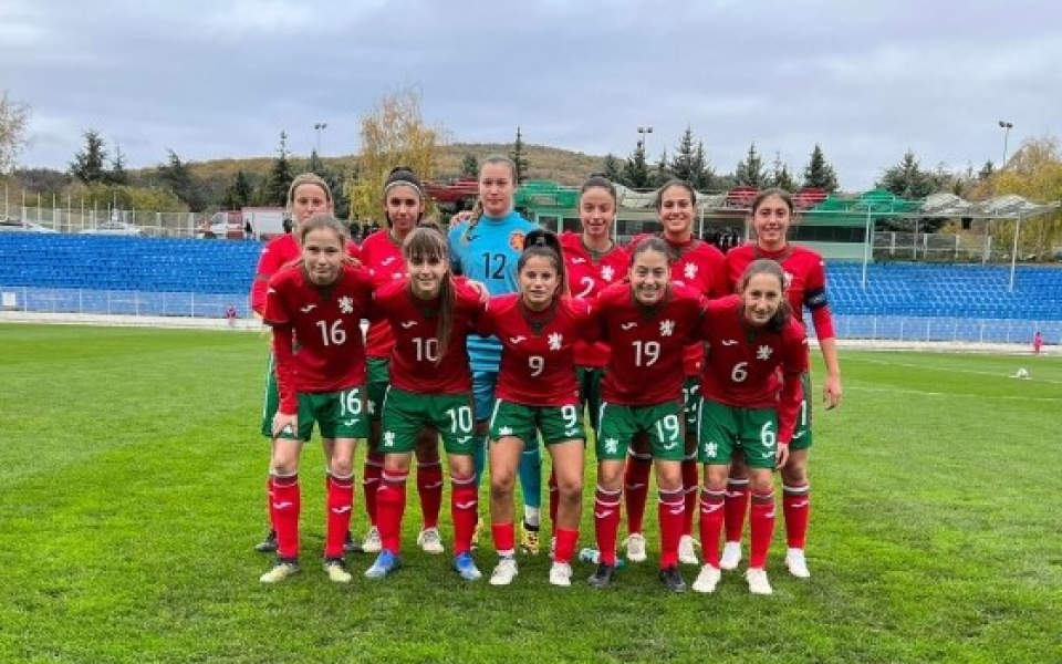 Девойките на България U17 не успяха да победят  Фарьорските острови