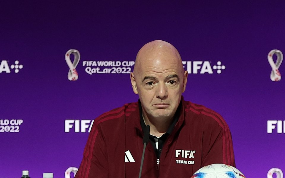 Президентът на ФИФА със скандално изказване преди старта на Мондиала