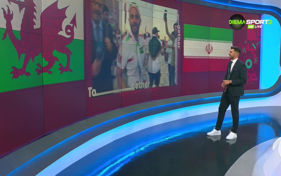 Феновете на Иран ликуват с Георги Драгоев след успеха над Уелс
