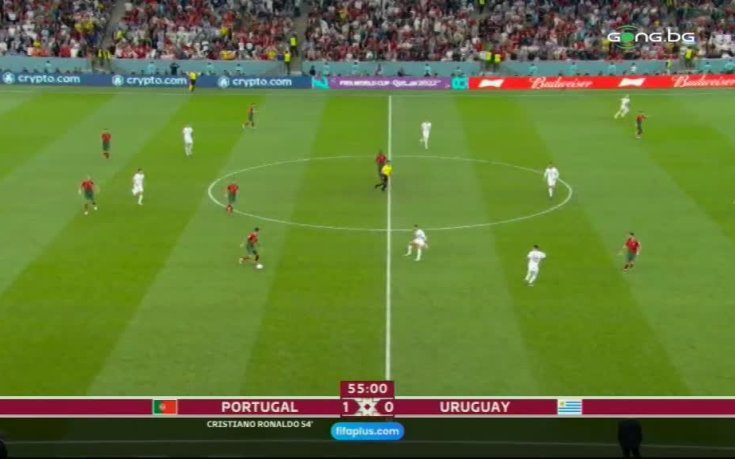 Отличното изпълнение на Бруно Фернандеш срещу Уругвай