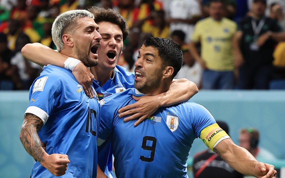 Вкаралият два гола за Уругвай Хорхиан де Араскаета е inbet Играч