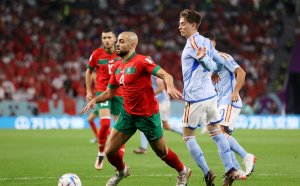 ГЛЕДАЙ НА ЖИВО: Мароко vs Испания 0:0