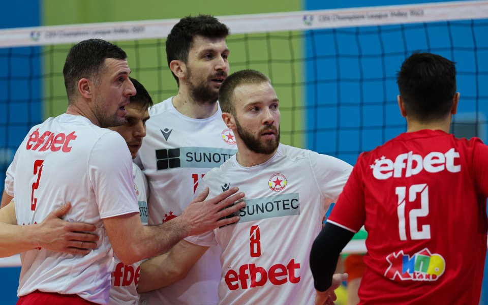 ЦСКА постигна осми успех в шампионата на България по волейбол