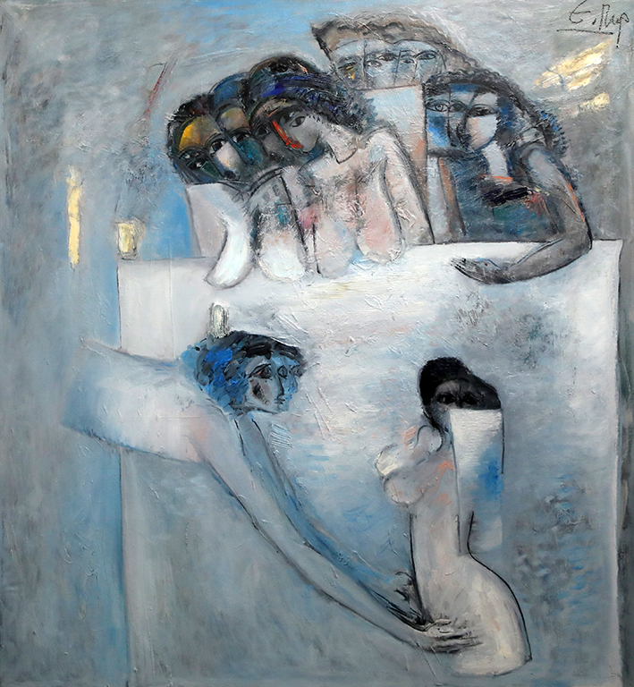 <p>НОСТАЛГИЯ</p>

<p>Носител е на множество отличия, сред които награда на СБХ през 1964 г., орден &bdquo;Кирил и Методий&ldquo; през 1979 г. и званието &bdquo;заслужил художник&ldquo; през 1985 г.</p>