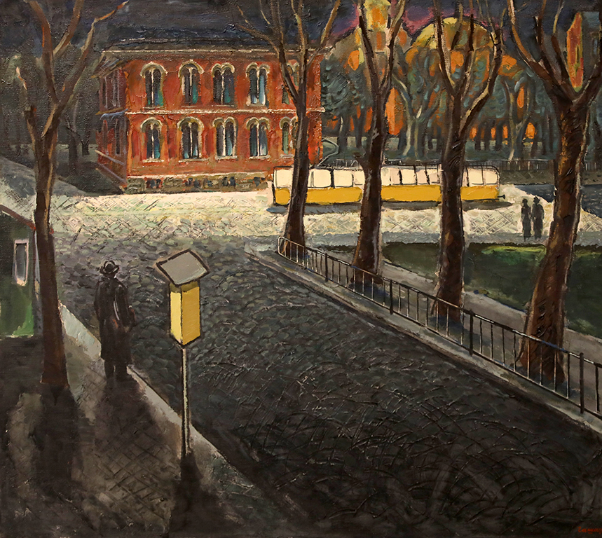 <p>Академия - нощен пейзаж</p>