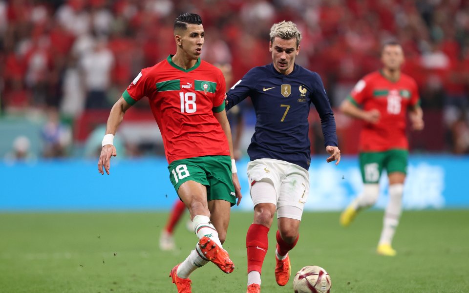 Франция - Мароко отчете рекордно голяма аудитория сред всички мачове до момента