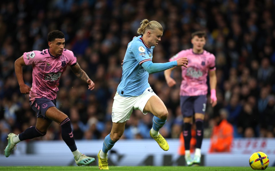 Манчестър Сити и Евертън играят при резултат 1:1 в пореден двубой от