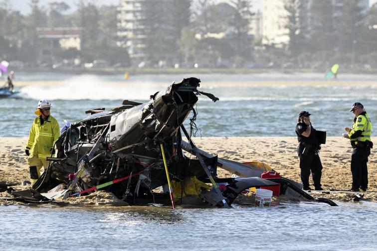 Австралия хеликоптери катастрофа