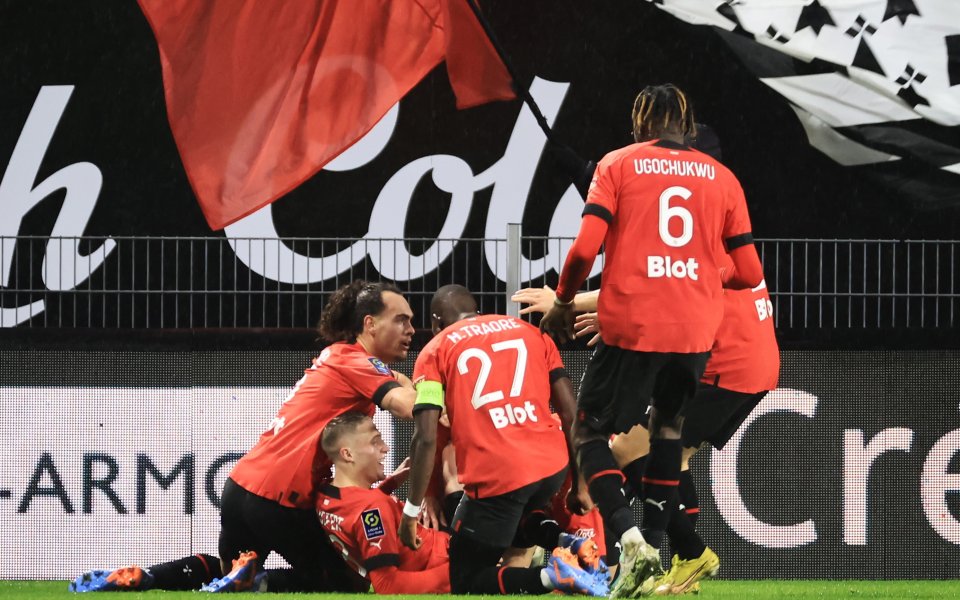 Френският шампион Пари Сен Жермен загуби гостуването си на Рен