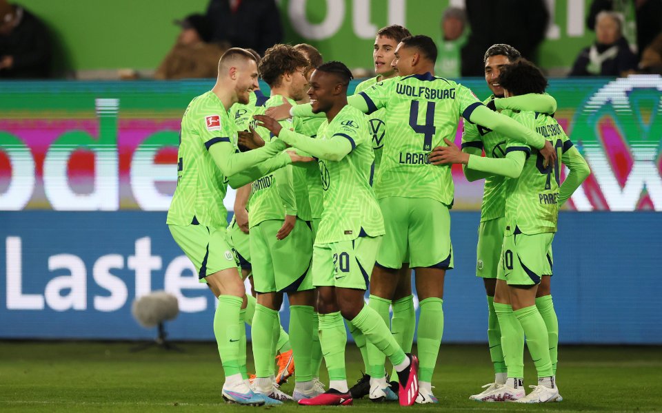 Волфсбург направи на пух и прах Фрайбург, след като го