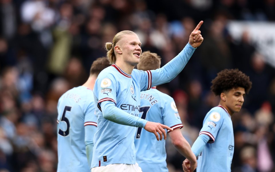 Манчестър Сити и Уулвърхемптън играят при резултат 2:0 в дуел от