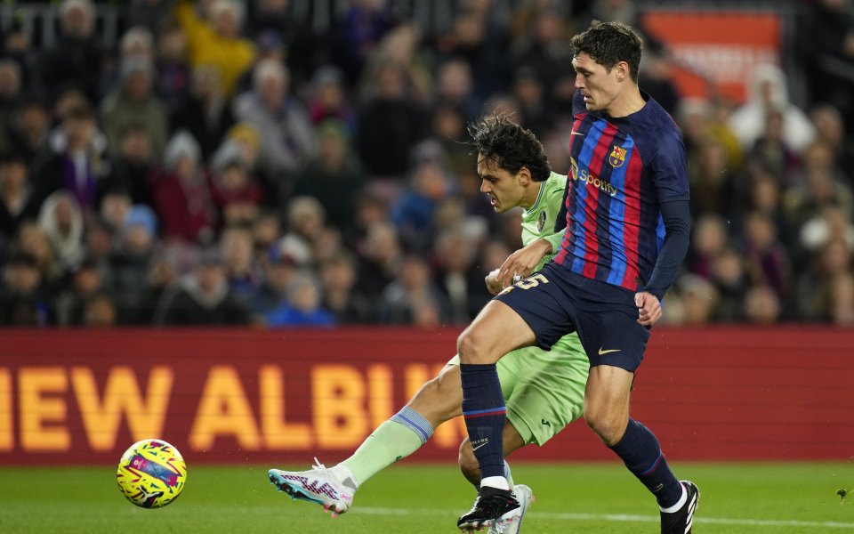 Отборите на Барселона и Хетафе играят при резултат 1:0 в мач