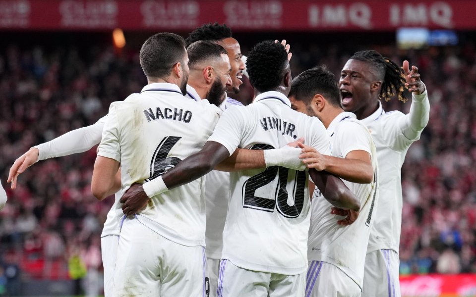 Реал Мадрид победи с 2:0 Атлетик Билбао в мач от 18-ия кръг