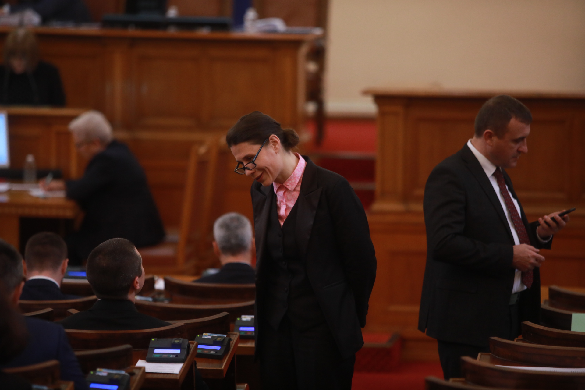 <p>Пленарно заседание на Народното събрание</p>