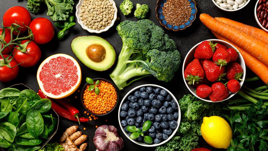 Яжте диета, богата на плодове и зеленчуци
