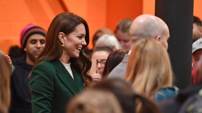  Принцесата на Уелс е пленителна в зелено в последния ден от януари 