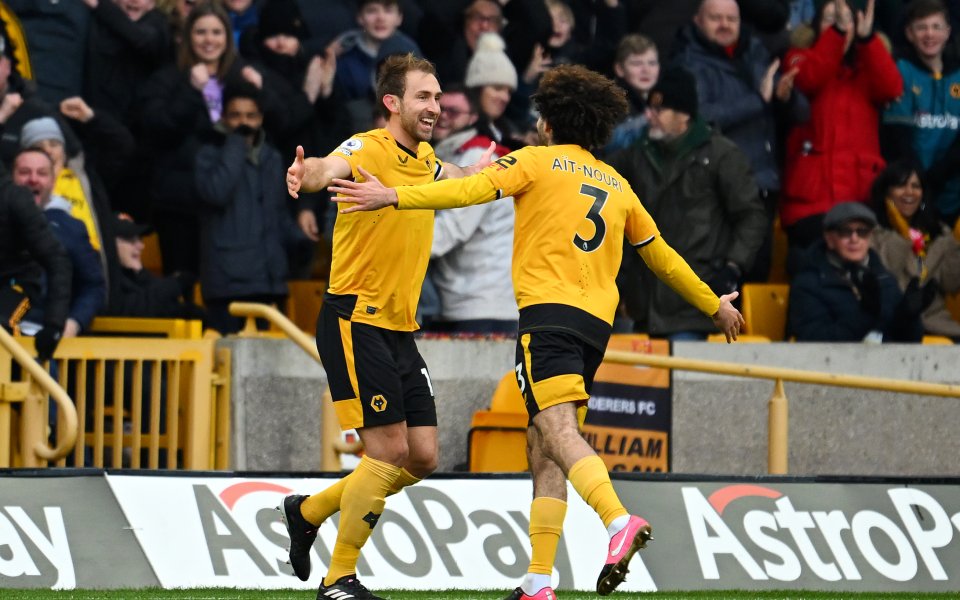 Уулвърхемптън и Ливърпул играят при резултат 3:0 в мач от 22-я