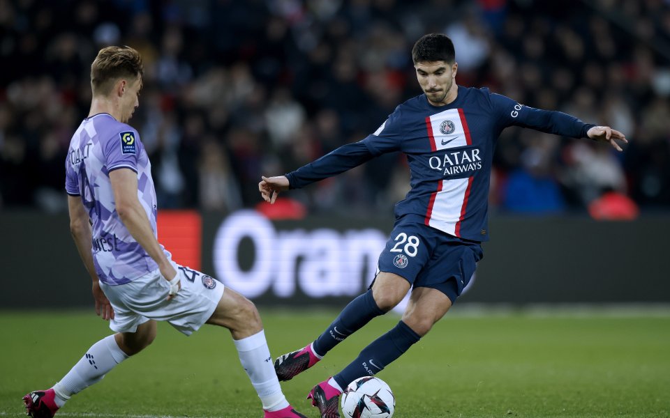 Пари Сен Жермен - Тулуза 2:1 / Лига 1, 22-и кръг, 04.02.2023 г.