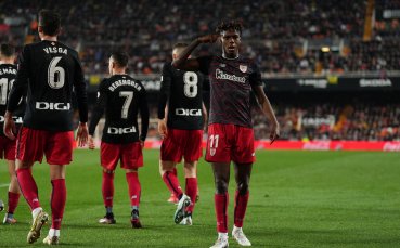 Атлетик Билбао победи Валенсия с 2 1 на Местайя в срещата между двата тима