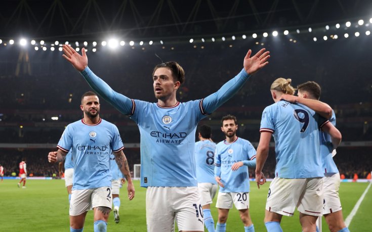 Неудържим Манчестър Сити пречупи Арсенал и се изкачи на върха във Висшата лига