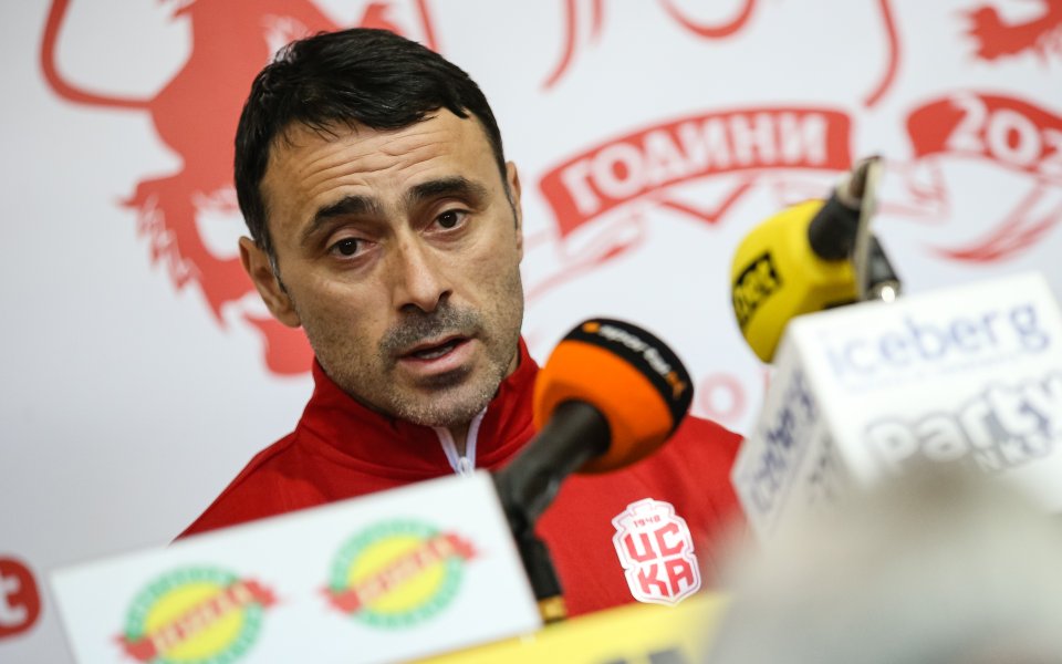 Наставникът на ЦСКА 1948 – Тодор Янчев, даде брифинг преди