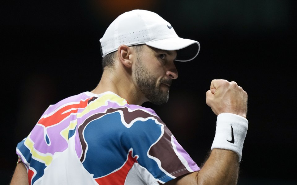 Григор Димитров победи Алекс де Минор с 6:3, 3:6, 7:6 (8:6) на турнира