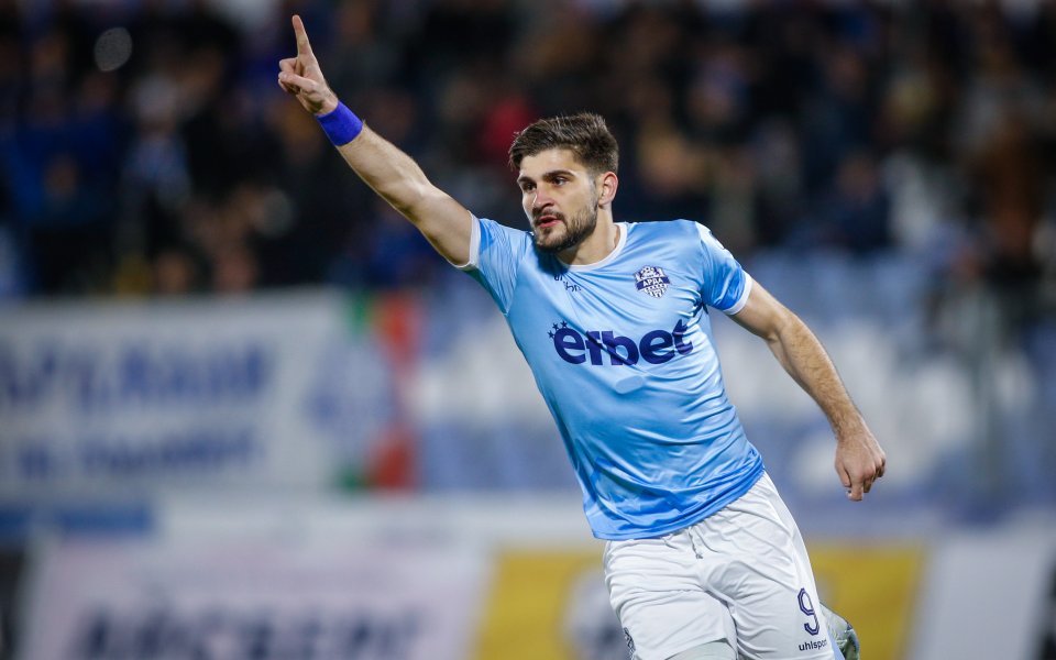 Нападателят на Арда - Преслав Боруков, вкара един от головете