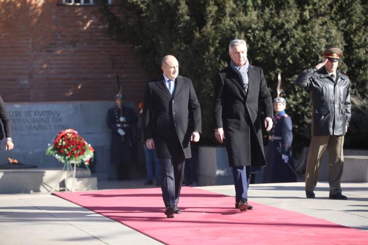 Държавният глава на Черна гора Мило Джуканович на посещение у