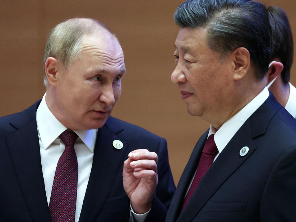 Руският президент Владимир Путин поздрави китайския си колега Си Цзинпин