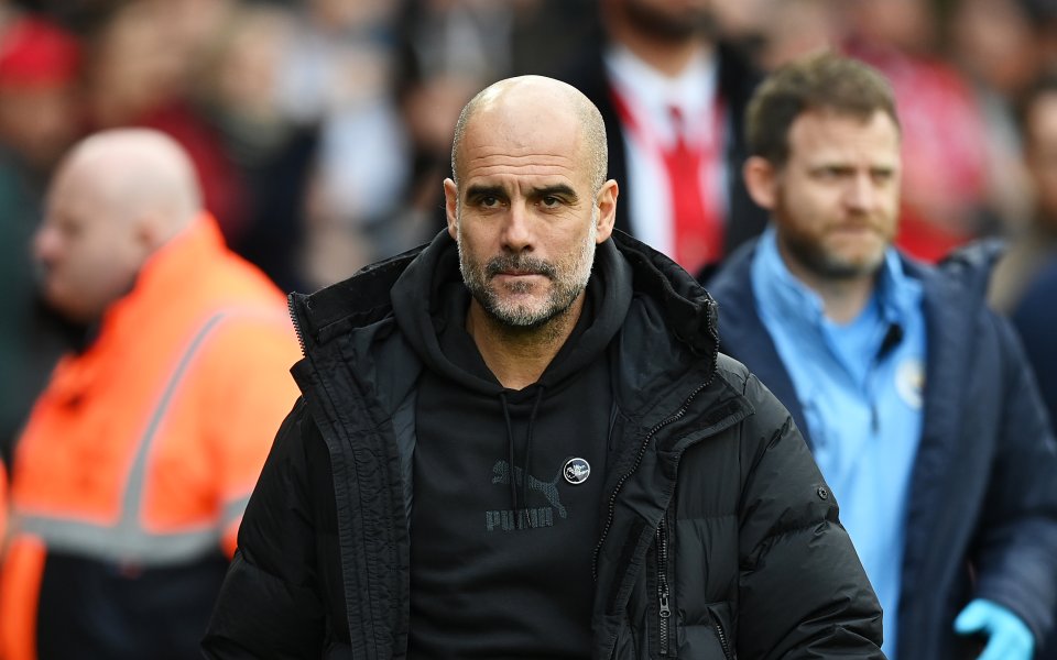 Мениджърът на Манчестър Сити Хосеп Гуардиола усеща, че отборът му