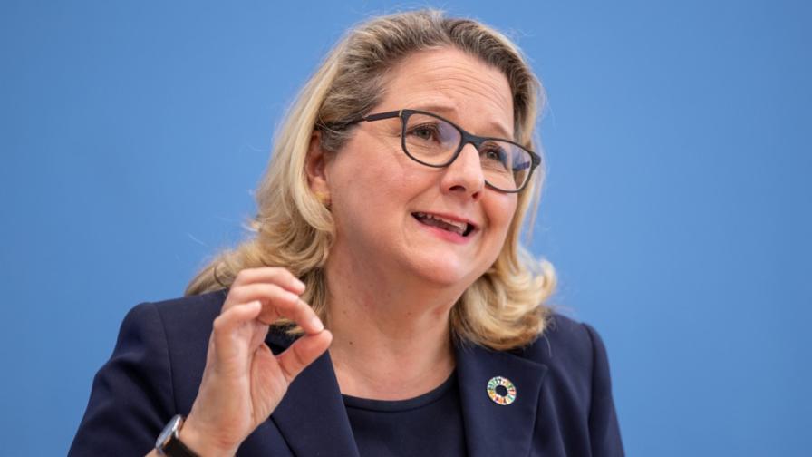 Германската министърка на икономическото сътрудничество и развитие Свеня Шулце