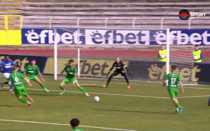 Спартак Варна - Ботев Враца 1:0 /първо полувреме/