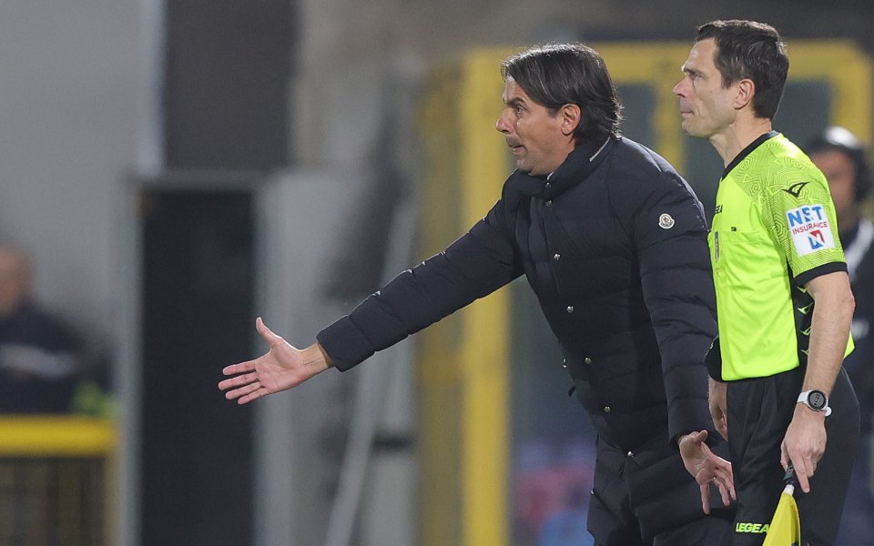 Наставнкът на италианския вицешампион Интер - Симоне Индзаги, нямаше как