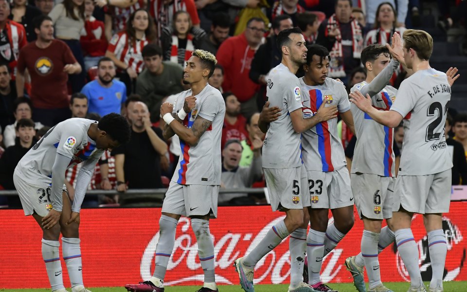 Барселона победи Атлетик Билбао с 1:0 като гост в мач от