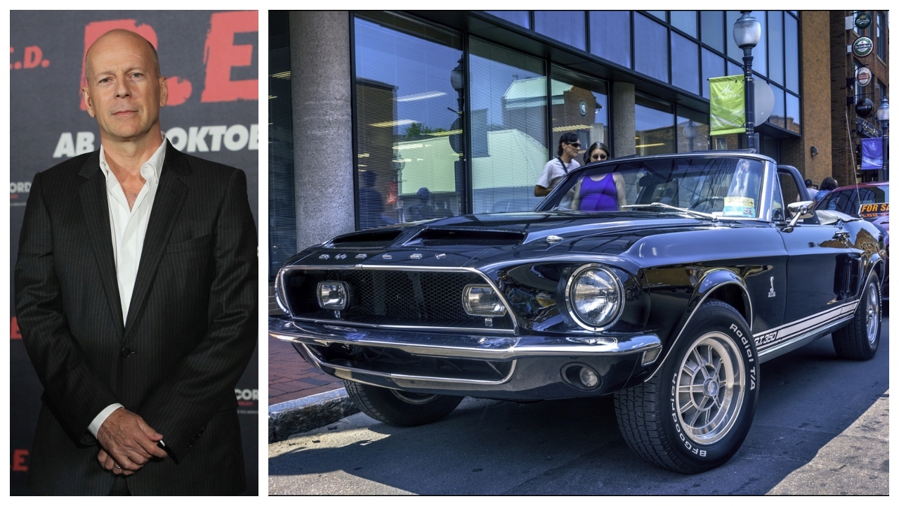 <p><strong>Брус Уилис &ndash; 1968 SHELBY GT500 КАБРИОЛЕТ, прибл. 161 хиляди долара</strong><br />
Уилис притежава легендарният Shelby от 1968 г. &bdquo;GT500&ldquo; и сигурно обича да се придвижва с него. Звездата от &quot;Умирай трудно&quot; също трябва да се наслаждава на двигателя с 355 конски сили, който му помага да премине от нула до 60 км/ч. за 6,5 секунди.</p>