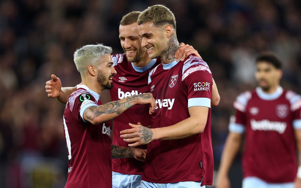 Уест Хем победи с 4:0 АЕК Ларнака в реванша от