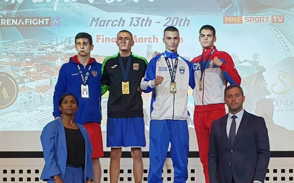 Викторио Илиев със злато от Световната купа по бокс в Будва