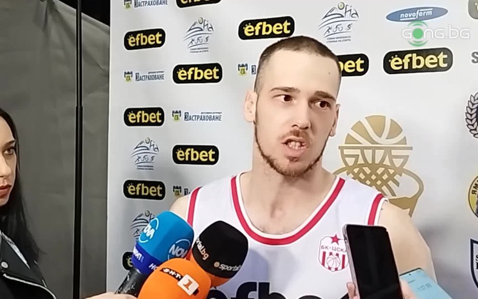 Баскетболистът на ЦСКА - Венцислав Петков, се завърна в игра