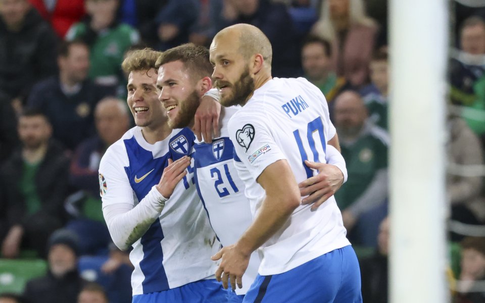 Националният отбор на Северна Ирландия отстъпи с минималното 0:1 в