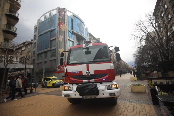 Пожар на столичния бул Витоша