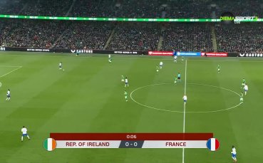 Франция победи Ирландия с 1 0 като гост в квалификация от