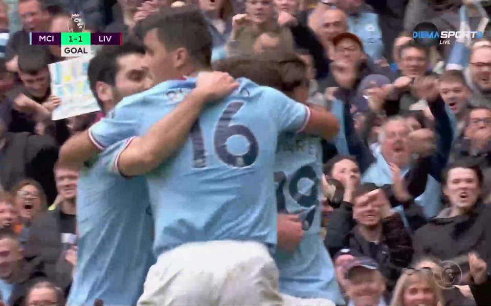 Едва десетина минути след откриващото попадение на Мохамед Салах резултатът