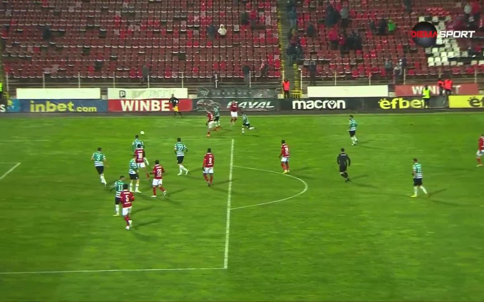 ЦСКА допусна поражение от Черно море с 1:2 в четвъртфиналния