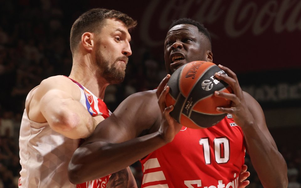 БК Цървена звезда - БК Олимпиакос 87:79 / Евролига, 33-и кръг, 06.04.2023 г.