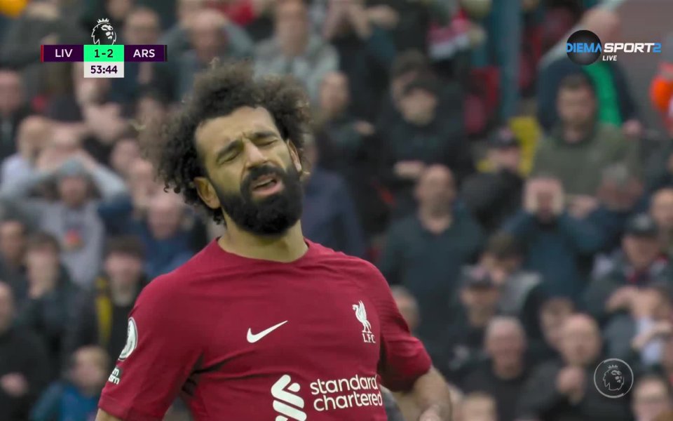 В 52-ата минута натискът на Ливърпул им даде шанс да
